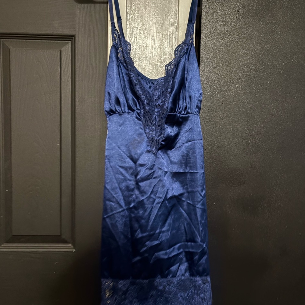 Forever 21 Navy Lace Chemise